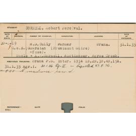 CORNELL, Robert Percival (Hawkesbury Diploma of Agriculture (HDA))