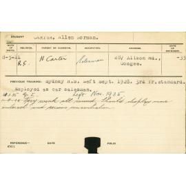 CARTER, Allen Norman (Hawkesbury Diploma of Agriculture (HDA))