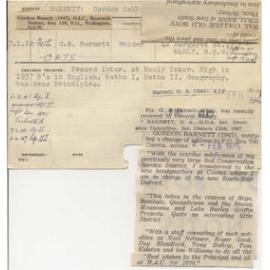 BARNETT, Gordon Ashby (Hawkesbury Diploma of Agriculture (HDA))
