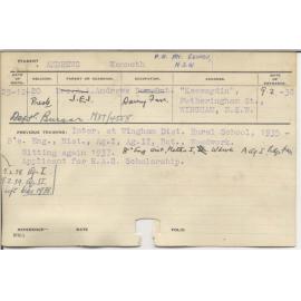 ANDREWS, Kenneth (Hawkesbury Diploma of Agriculture (HDA))