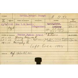 CAVILL, Robert Joseph (Hawkesbury Diploma in Dairy (HDD))