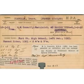 CONNOLLY, Bruce (Hawkesbury Diploma of Agriculture (HDA))