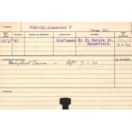 FORSTER, Alexander P (Short Course - Dairy)