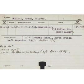 GATENBY, Edwin Pollock (Hawkesbury Diploma of Agriculture (HDA))