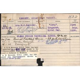 KENNEDY, Allan Ewen Russell (Hawkesbury Diploma in Dairy Technology (HDDT))