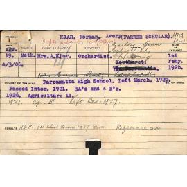 KJAR, Norman Avery (Hawkesbury Diploma of Agriculture (HDA))