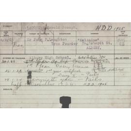 LAUGHTON, Harold Joseph (Hawkesbury Diploma in Dairy (HDD))