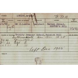 LUKINS, Arthur (Hawkesbury Diploma of Agriculture (HDA))