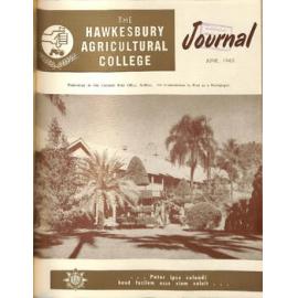 Hawkesbury Agricultural College Journal (Vol.60, No.6) June, 1963