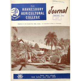 Hawkesbury Agricultural College Journal (Vol.61, No.1) January, 1964