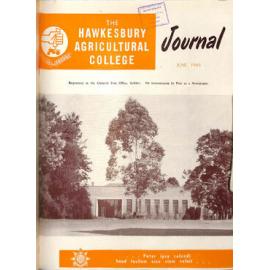 Hawkesbury Agricultural College Journal (Vol.62, No.6) June, 1965