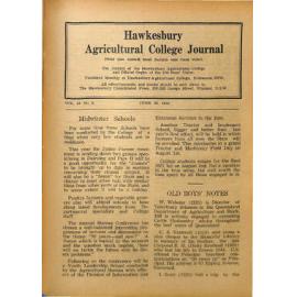 Hawkesbury Agricultural College Journal (Vol.48, No.6) June, 1951