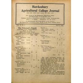 Hawkesbury Agricultural College Journal (Vol.50, No.5) May, 1953