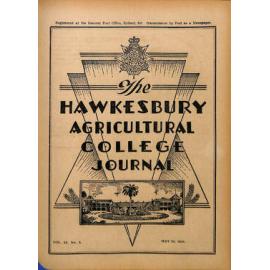 Hawkesbury Agricultural College Journal (Vol.51, No.5) May, 1954