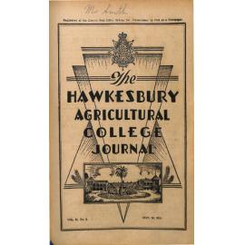 Hawkesbury Agricultural College Journal (Vol.51, No.9) September, 1954