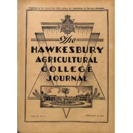 Hawkesbury Agricultural College Journal (Vol.51, No.2) February, 1954
