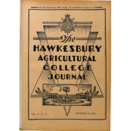 Hawkesbury Agricultural College Journal (Vol.51, No.12) December, 1954