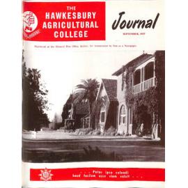 Hawkesbury Agricultural College Journal (Vol.54, No.9) September, 1957