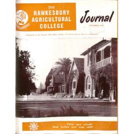 Hawkesbury Agricultural College Journal (Vol.54, No.10) October, 1957