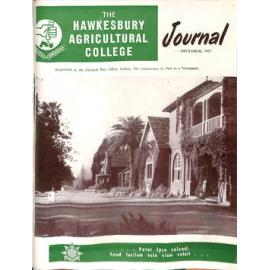 Hawkesbury Agricultural College Journal (Vol.54, No.12) December 1957