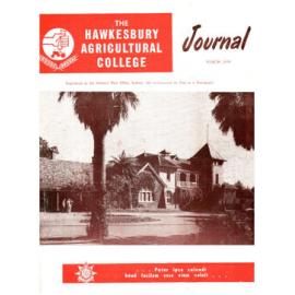 Hawkesbury Agricultural College Journal (Vol.55, No.3) March, 1958