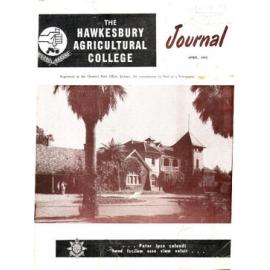 Hawkesbury Agricultural College Journal (Vol.55, No.4) April, 1958