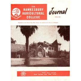Hawkesbury Agricultural College Journal (Vol.55, No.6) June, 1958
