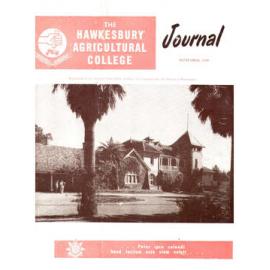 Hawkesbury Agricultural College Journal (Vol.55, No.9) September, 1958