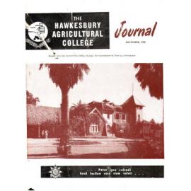 Hawkesbury Agricultural College Journal (Vol.55, No.12) December, 1958