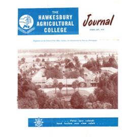 Hawkesbury Agricultural College Journal (Vol.56, No.2) February, 1959