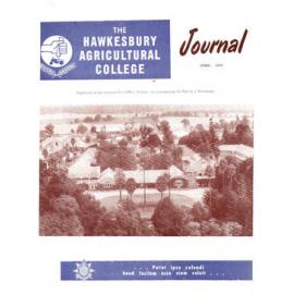 Hawkesbury Agricultural College Journal (Vol.56, No.4) April, 1959
