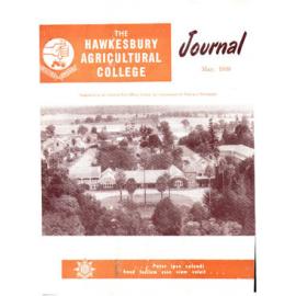 Hawkesbury Agricultural College Journal (Vol.56, No.5) May, 1959