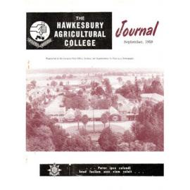 Hawkesbury Agricultural College Journal (Vol.56, No.9) September, 1959
