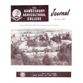 Hawkesbury Agricultural College Journal (Vol.57, No.1) January, 1960
