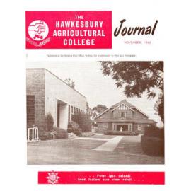 Hawkesbury Agricultural College Journal (Vol.57, No.11) November, 1960