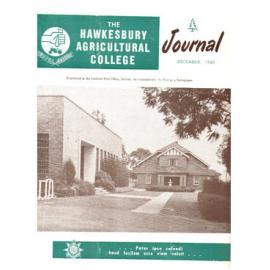 Hawkesbury Agricultural College Journal (Vol.57, No.12) December, 1960