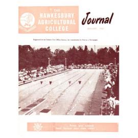 Hawkesbury Agricultural College Journal (Vol.58, No.1) January, 1961