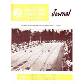 Hawkesbury Agricultural College Journal (Vol.58, No.10) October, 1961