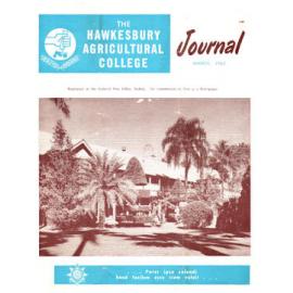 Hawkesbury Agricultural College Journal (Vol.59, No.3) March, 1962