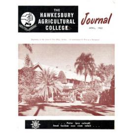 Hawkesbury Agricultural College Journal (Vol.59, No.4) April, 1962