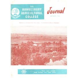 Hawkesbury Agricultural College Journal (Vol.61, No.10) October, 1964
