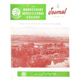 Hawkesbury Agricultural College Journal (Vol.61, No.12) December, 1964