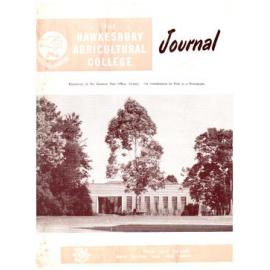 Hawkesbury Agricultural College Journal (Vol.62, No.7) July, 1965