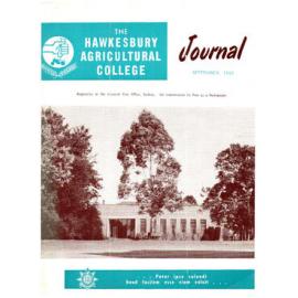 Hawkesbury Agricultural College Journal (Vol.62, No.9) September, 1965