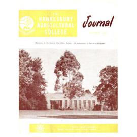 Hawkesbury Agricultural College Journal (Vol.62, No.10) October, 1965