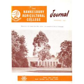 Hawkesbury Agricultural College Journal (Vol.62, No.11) November, 1965