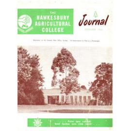 Hawkesbury Agricultural College Journal (Vol.62, No.12) December, 1965