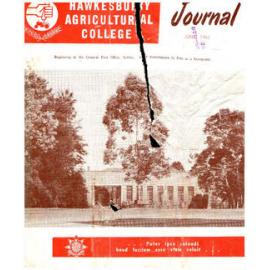 Hawkesbury Agricultural College Journal (Vol.63, No.6) June, 1966