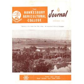 Hawkesbury Agricultural College Journal (Vol.63, No.12) December, 1966