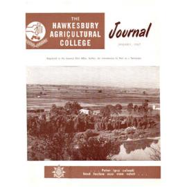 Hawkesbury Agricultural College Journal (Vol.64, No.1) January, 1967